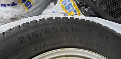 Continental winter tires, used for a couple of seasons Bolt pattern for rims is 5x 112 Rims in great...