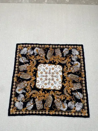 Laurel pure silk scarf, View more
