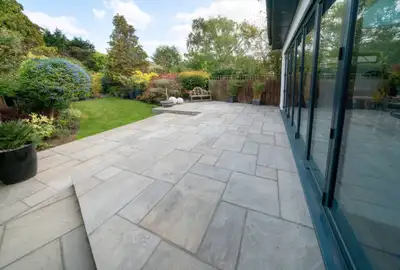Paving stones, firepit, View more