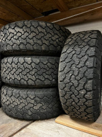 265/70 R 17 General Grabber A/TX tireswith rims