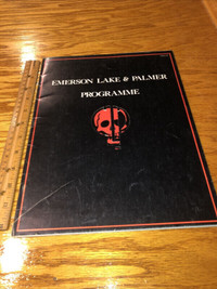 Emerson Lake & Palmer 1977 World Tour Programme Booklet
