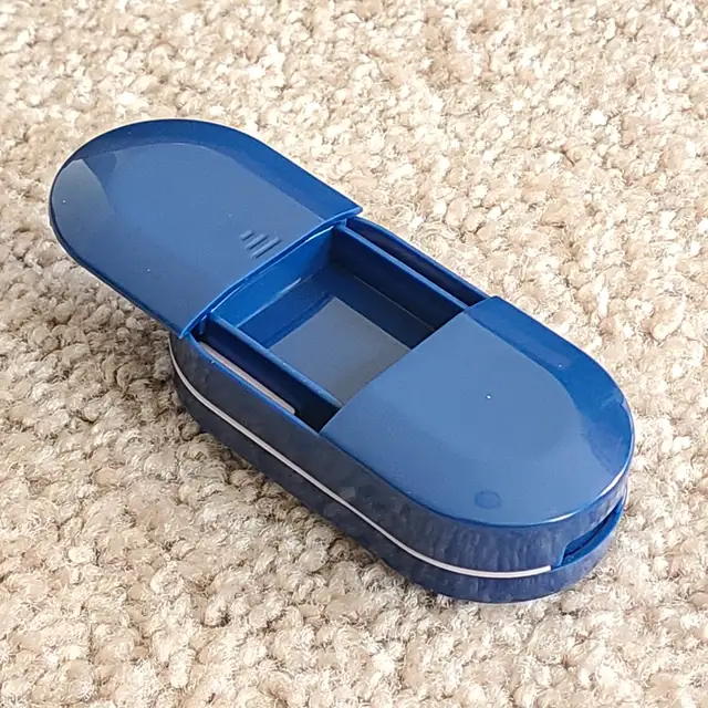 2-in-1 Portable Pill Splitter with Mini Compartment | Health & Special ...