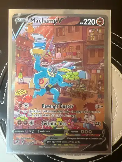 Machamp V - can do trades - CASH only -Dm to discuss meets