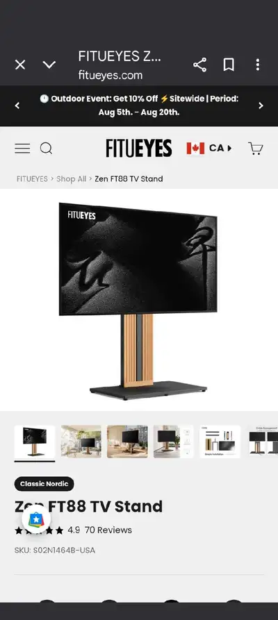 Fitueyes TV Stand, View more
