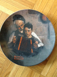 Vintage collectible Norman Rockwell limited edition plate