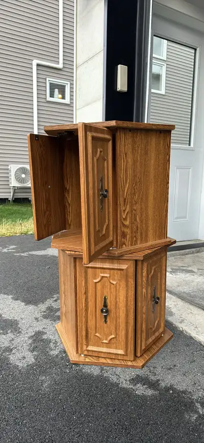 Vintage Hexagonal Side Table, View more