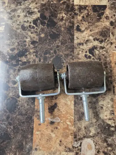 2 Heavy Duty Steel Stem Bed Frame Wheels Rollers , View more
