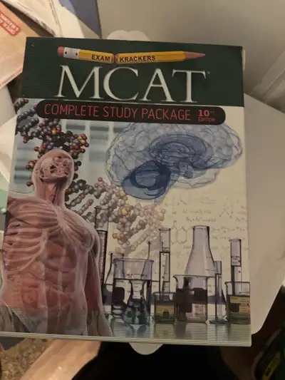 MCAT prep books including CARS
