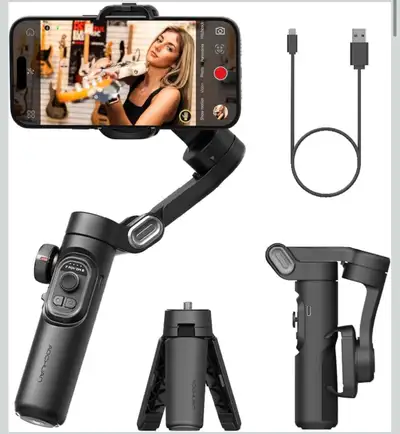 Phone Gimbal Stabilizer 3-Axis Smartphone Foldable Handheld Gimb, View more