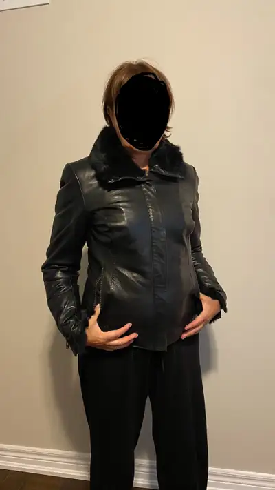 Leather jacket, View more