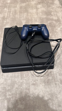 PS4 slim with controller 