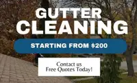Eavestrough Cleaning and Gutters Cleaning Services 