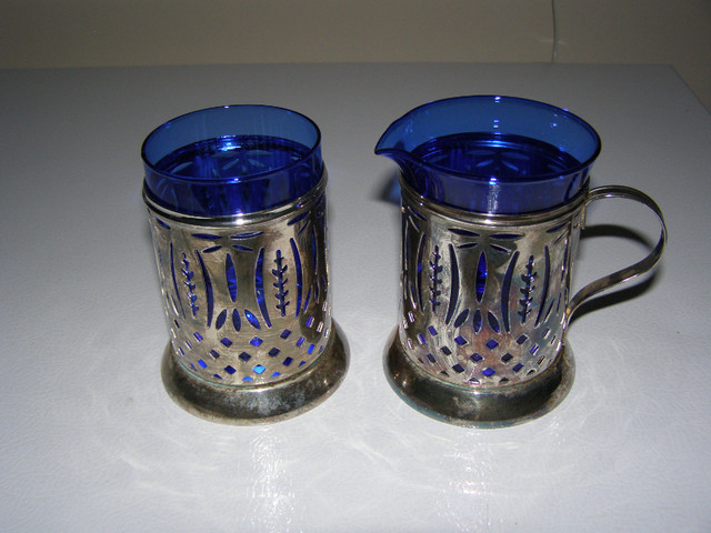 Blue Glass Items  (REDUCED) in Home Décor & Accents in City of Halifax - Image 2