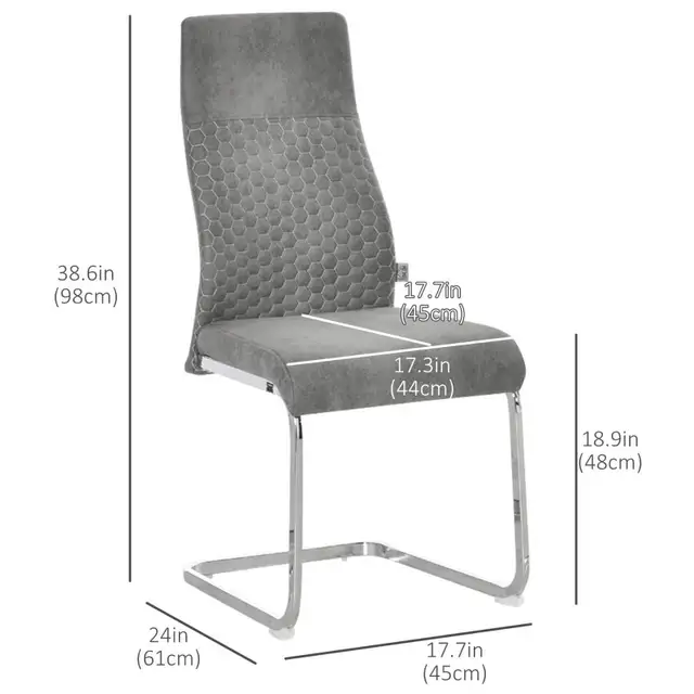 Microfibre anti-scratch dining Chair High Back Accent Chair  in Chairs & Recliners in Markham / York Region - Image 2