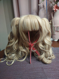 Brand New Blonde Lolita Wig with Detachable Pigtails