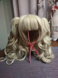 Brand New Blonde Lolita Wig with Detachable Pigtails