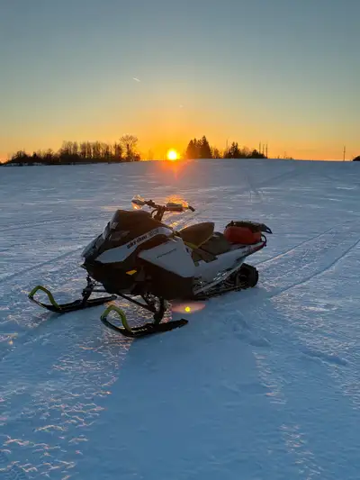 2025 skidoo backcountry 850 adrenaline 146 with 1.6 inch paddles. Can come with stock windshield if...