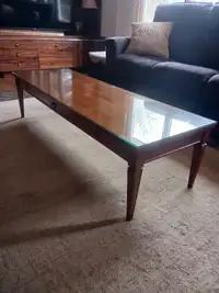 Coffee table and 2 end tables and TV cabinet