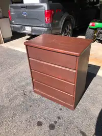 Dresser -  4 Drawer Wood Chest