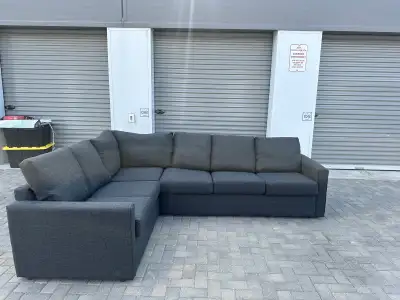 Free Delivery Leons Sectional Pullout sofa Corner couch, View more