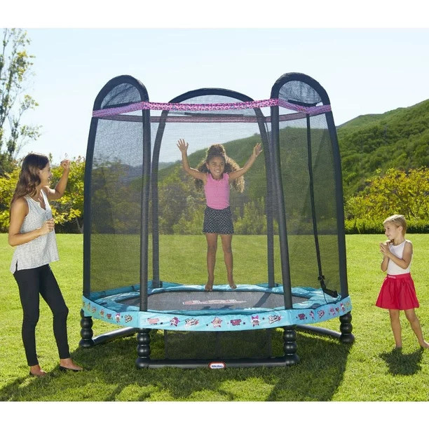 L.O.L. Surprise! 7 ft Enclosed Trampoline with Safety Net in Other in Mississauga / Peel Region - Image 2