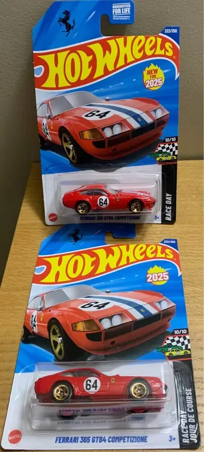 Hot Wheels Ferrari 365GTB4 Competizione - Red and Yellow, View more