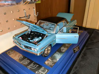 1:18 highway 61 Pontiac lemans. Car is 10/10 box is 7/10. Kept in a safe separate room. UT models Au...