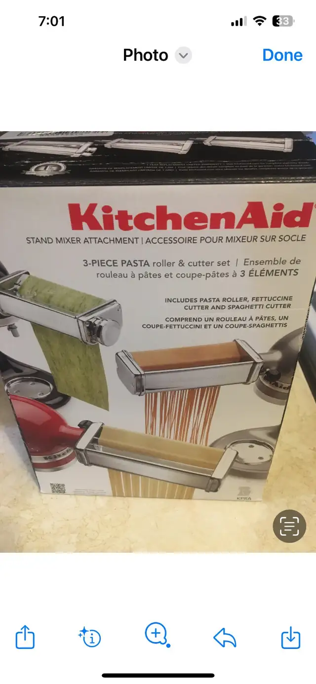 NEW KITCHENAID  SPIRALIZER & PASTA ATTACHMENTS & MORE ITEMS in Kitchen & Dining Wares in Mississauga / Peel Region - Image 4