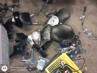 2007 Suzuki C50 Boulevard VL800T parts. Complete bike was stripped. Engine runs but has transmission...