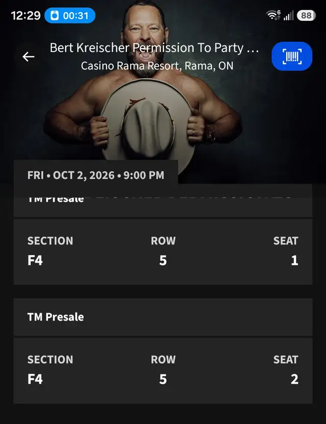 2 Bert Kreischer Tickets