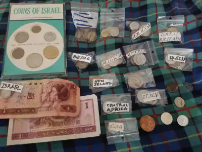 Currency Collection $100: Coins, Bills, Monnaie, Billets, Money, View more