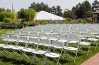 white chairs and tables RENTAL