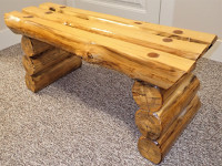 Handmade bench Dave Campbell of  Hillspring, Alberta