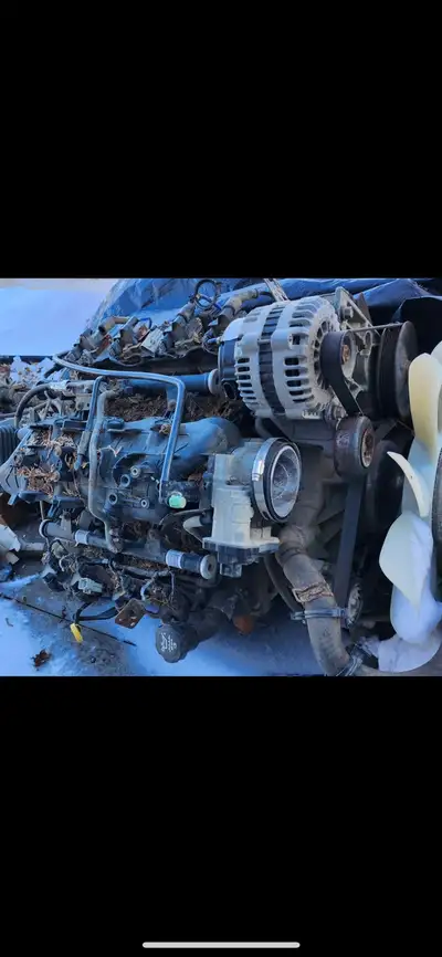 Engine is good, it has the 317 heads on it 1500.00 or trades welcome. Atv, snowmobile, dirtbike, 8x6...