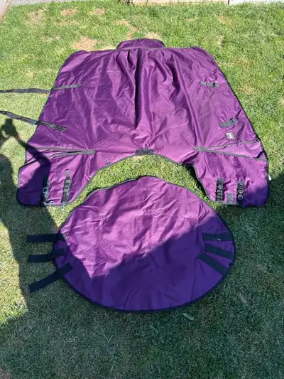 78” 300g winter horse blanket. Irvines brand. Like new condition. used for one month. professionally...