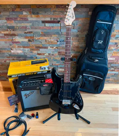 Squier SE Strat | Fender Amp Package, View more