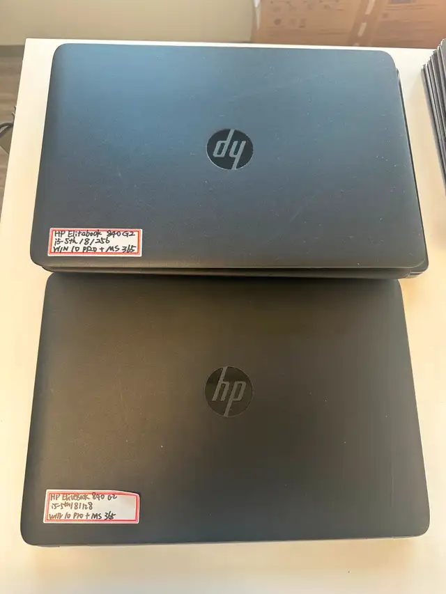 HP EliteBook 840 G2, i5-5th, 8GB RAM + 128/256GB SSD, WIN 10 PRO in Laptops in Edmonton - Image 2