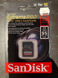 SanDisk Extreme Pro 32GB! BRAND NEW