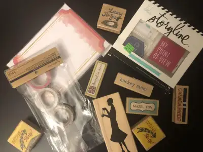 Scrapbooking Supplies Stamps Tape BNWT, View more