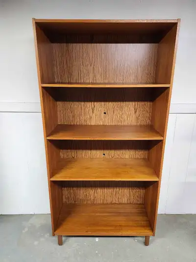 Pending MID-CENTURY TEAK TALL BOOKCASE, View more