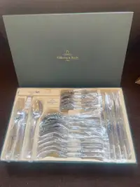 Villeroy & Boch Victor Stainless Stee Flatware Set of 30 pieces.
