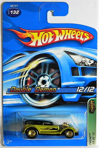 Hot Wheels 1/64 Double Demon T-Hunt Diecast RR