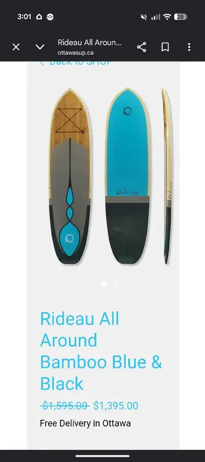 rideau paddle co rigid paddleboard, View more