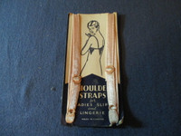 VINTAGE SHOULDER STRAPS FOR LADIES SLIPS & LINGERIE-1940S-UNUSED