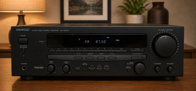 Kenwood Amplifier Receiver  KR-V6050 & 4 Speakers, View more
