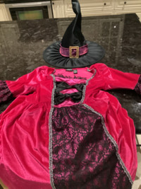 Costume d’halloween sorcière g.médium