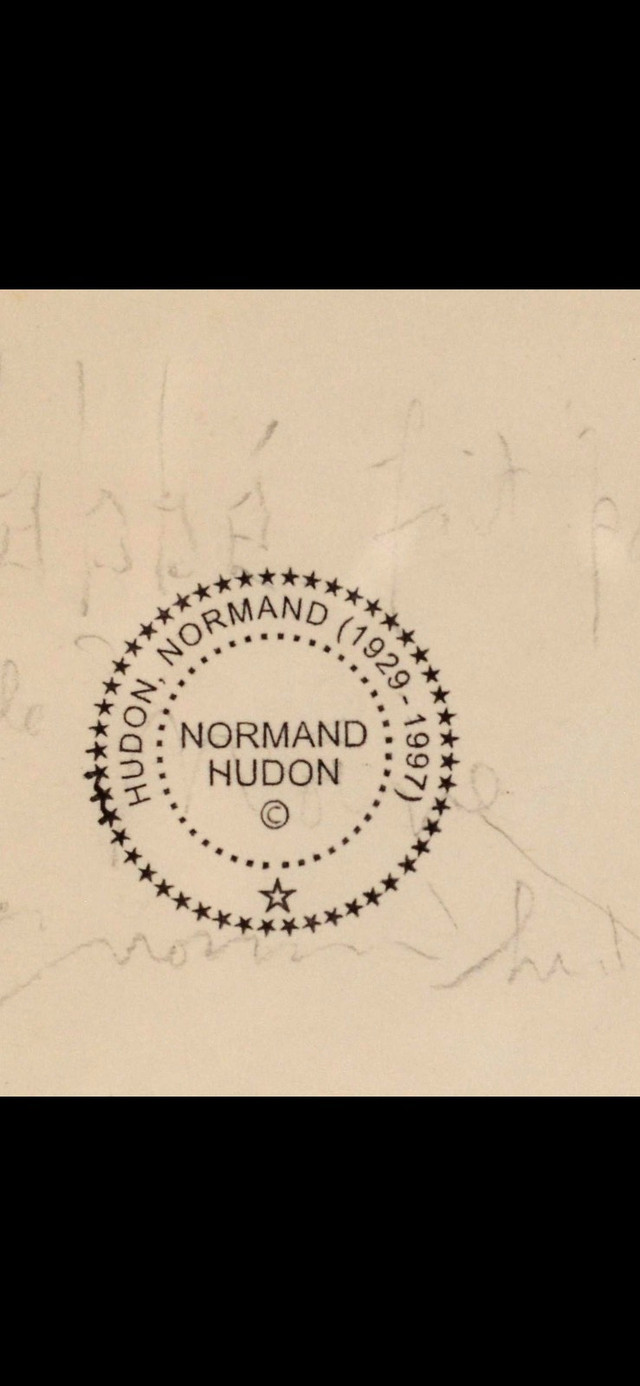 Hudon, Normand (1929-1997) Caricatures 13" x 21 1/4" dans Art et objets de collection  à Laval/Rive Nord - Image 2