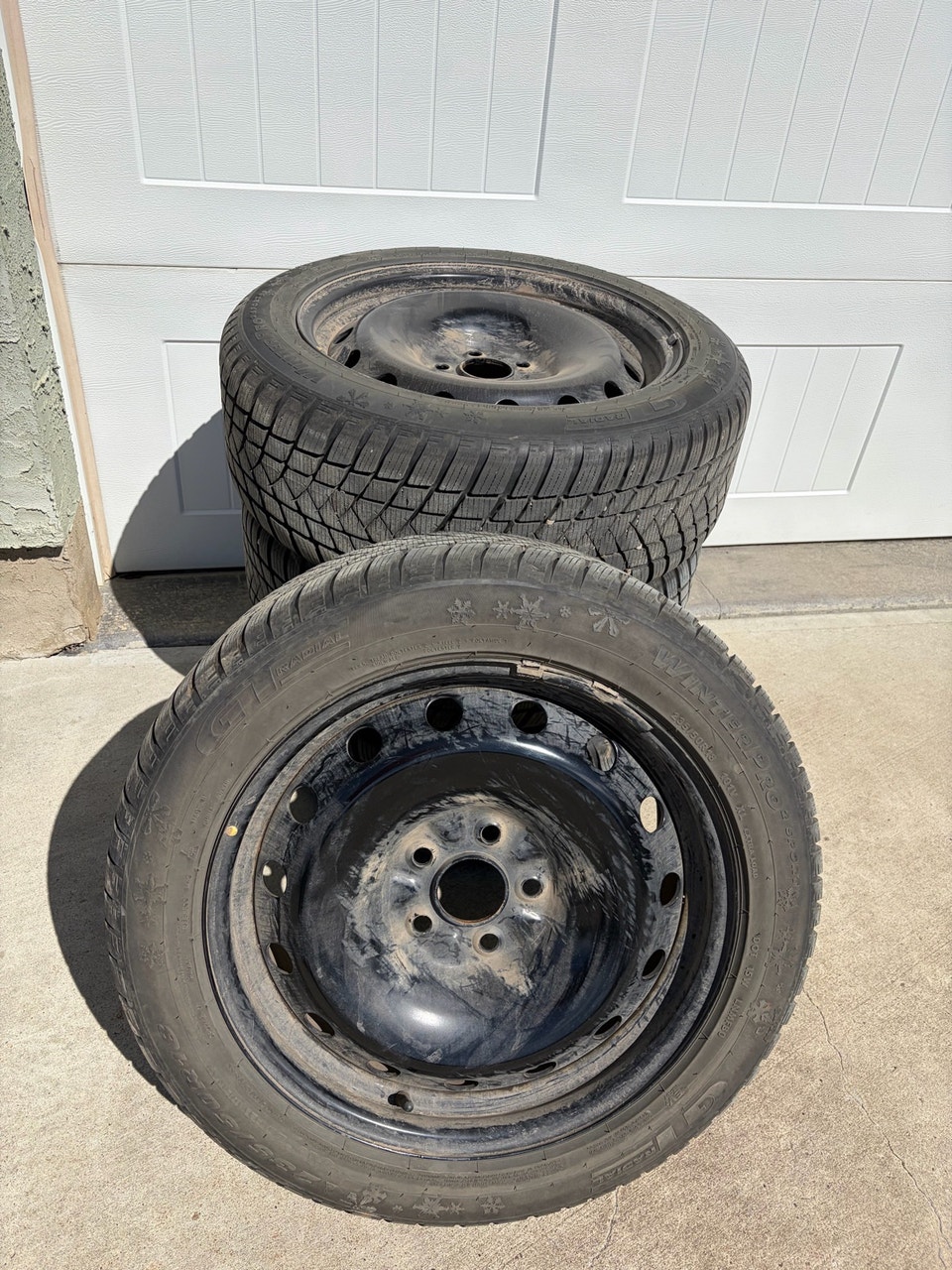 Winter Tires Lightly Used | Tires & Rims | Edmonton | Free local ...