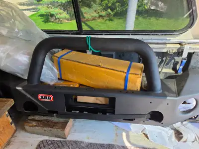 ARP custom JEEP Wrangler Bumper , brand new ,complete with all brackets $$ 1400.00give or take canno...