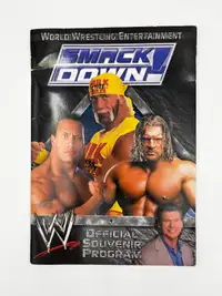 Original WWE Wrestling Smackdown Live Event Souvenir Program 